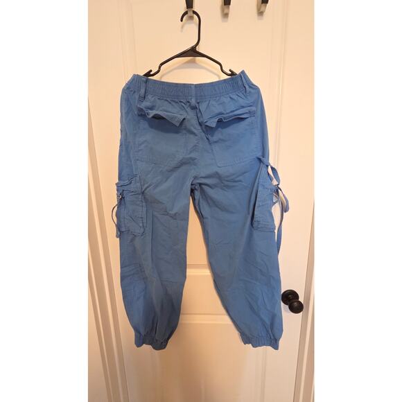 SO Blue Cargo Jogger Pants Women’s Size M Elastic Waist Lightweight - Picture 4 of 8